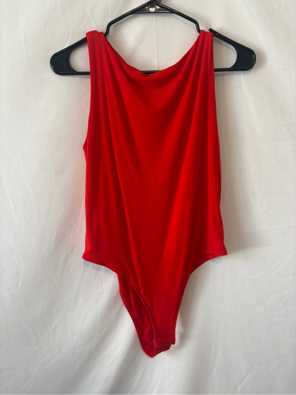 A New Day Sleeveless Red Bodysuit